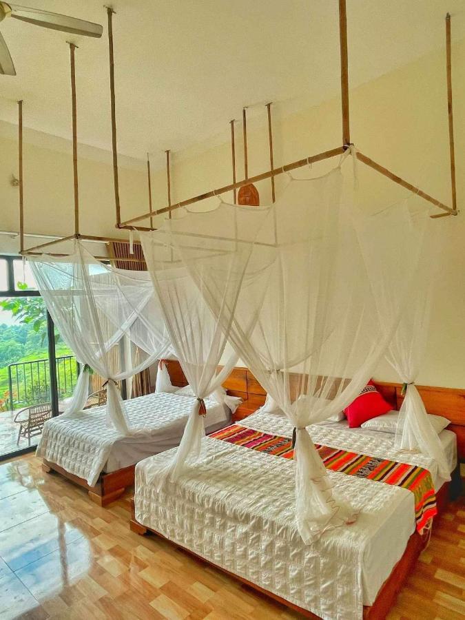 Homestay Khanh Dang Lac Son Exterior foto